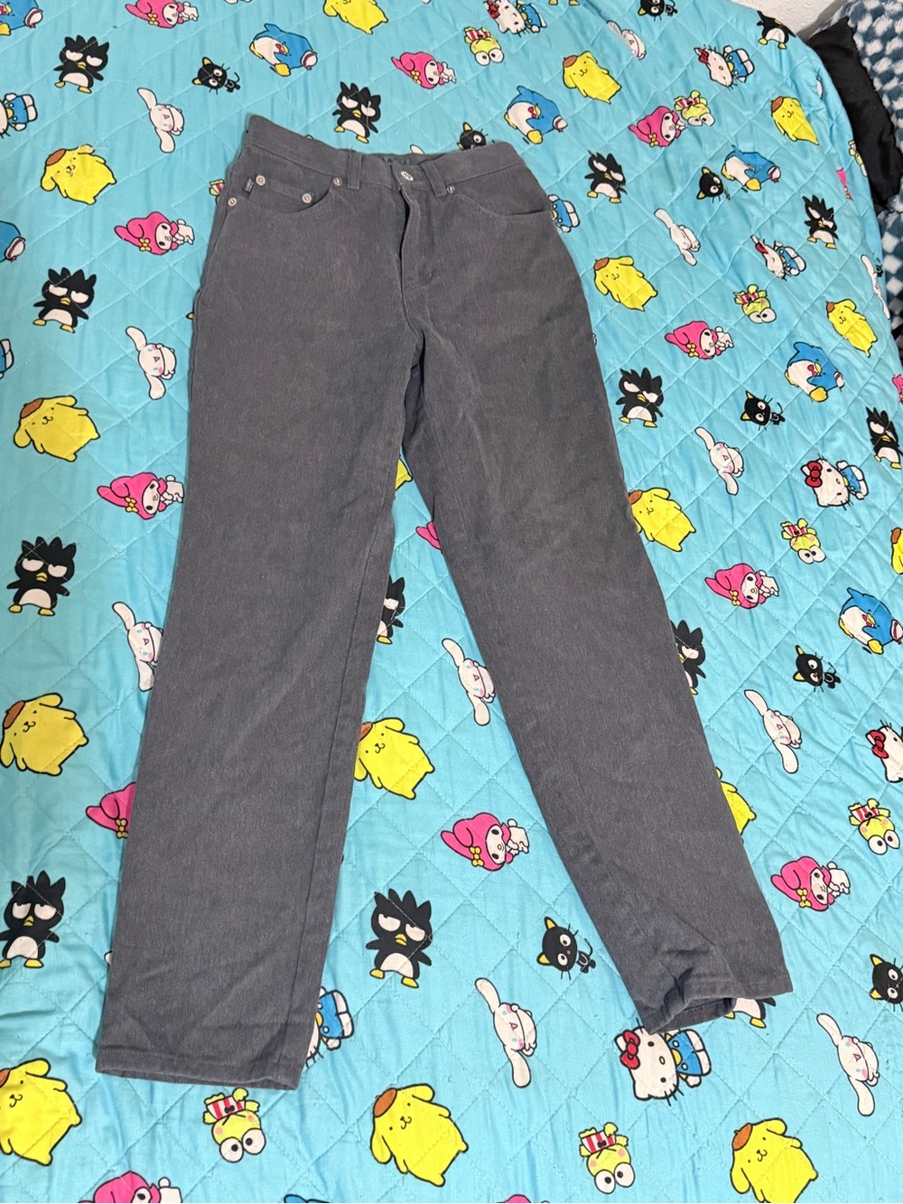 Ralph Lauren Women's Straight-Leg Jeans in Charcoal Gray